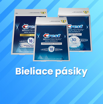 Bieliace pásky na zuby Crest Bieliace pásky na zuby Crest