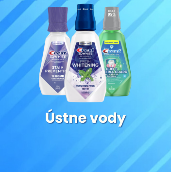ústne vody Crest ústne vody Crest