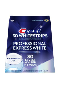 Bieliace pásiky Crest 3D Whitestrips PROFESSIONAL EXPRESS WHITE s bieliacou lampou Bieliace pásiky Crest 3D Whitestrips PROFESSIONAL EXPRESS WHITE s bieliacou lampou