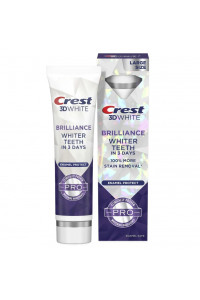 Bieliaca zubná pasta Crest 3D White BRILLIANCE PRO Enamel Protect - Large size Bieliaca zubná pasta Crest 3D White BRILLIANCE PRO Enamel Protect - Large size