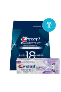 Bieliace pásiky Professional Effects + bieliaca zubná pasta Brilliance Bieliace pásiky Professional Effects + bieliaca zubná pasta Brilliance