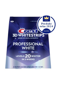 Bieliace pásiky Crest 3D Whitestrips PROFESSIONAL WHITE Bieliace pásiky na zuby Crest 3D Whitestrips PROFESSIONAL WHITE
