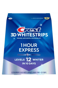 Crest 3D White 1-hour EXPRESS Bieliace pásiky Crest 3D 1-hour EXPRESS